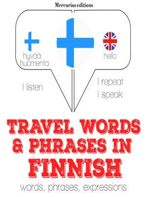 cover image of Travel words and phrases in Finnish
